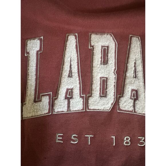 NWT Gameday Social XXL 2XL Alabama Allen Chenille Comfort Crew Neck Sweatshirt - Picture 3 of 6